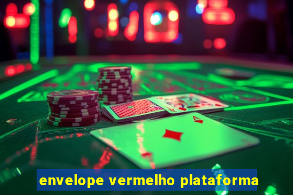 envelope vermelho plataforma